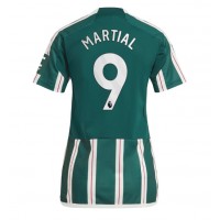 Manchester United Anthony Martial #9 Vieraspaita Naiset 2023-24 Lyhythihainen